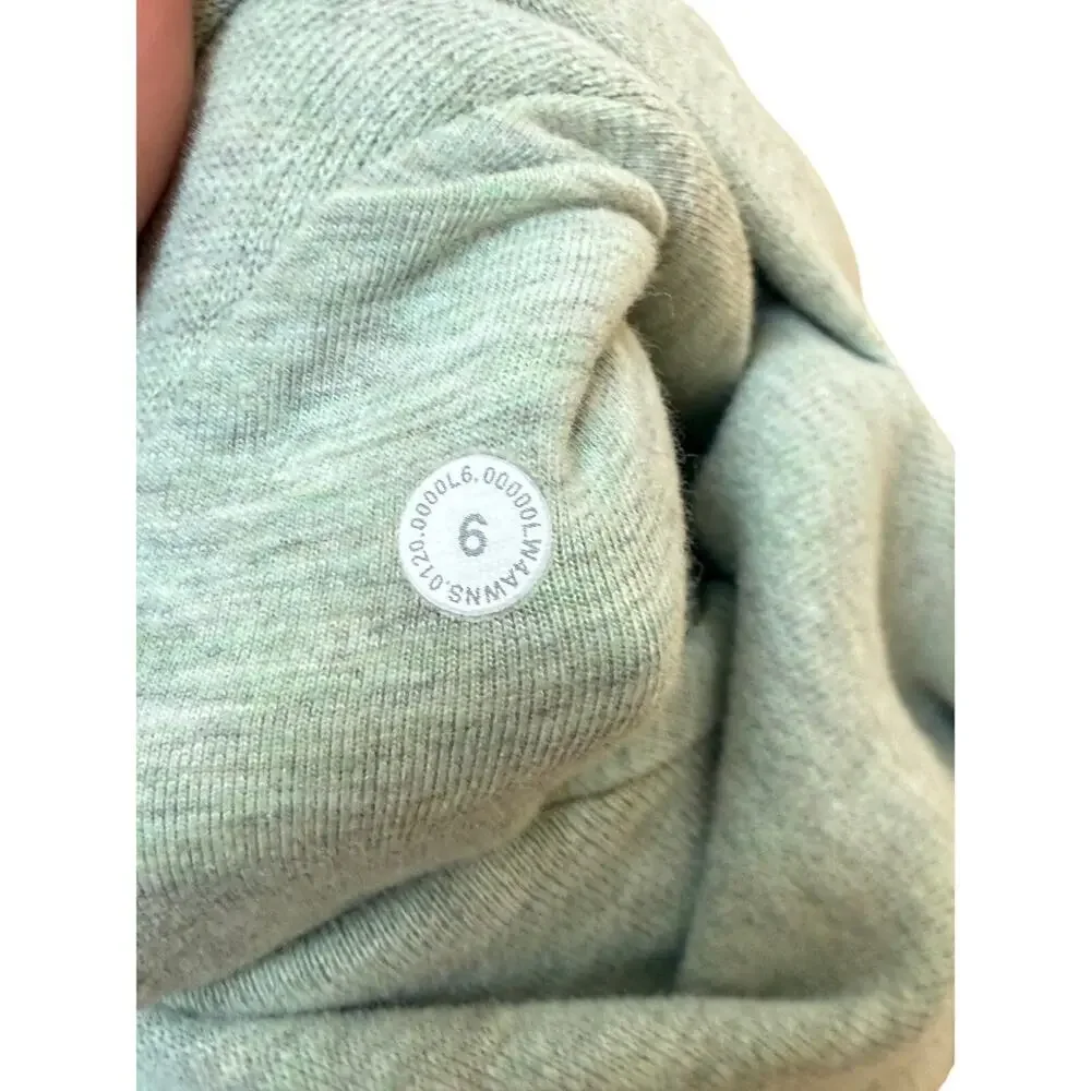Lululemon Scuba Hoodie *Light‎ Cotton Fleece Heathered Springtime Size 6